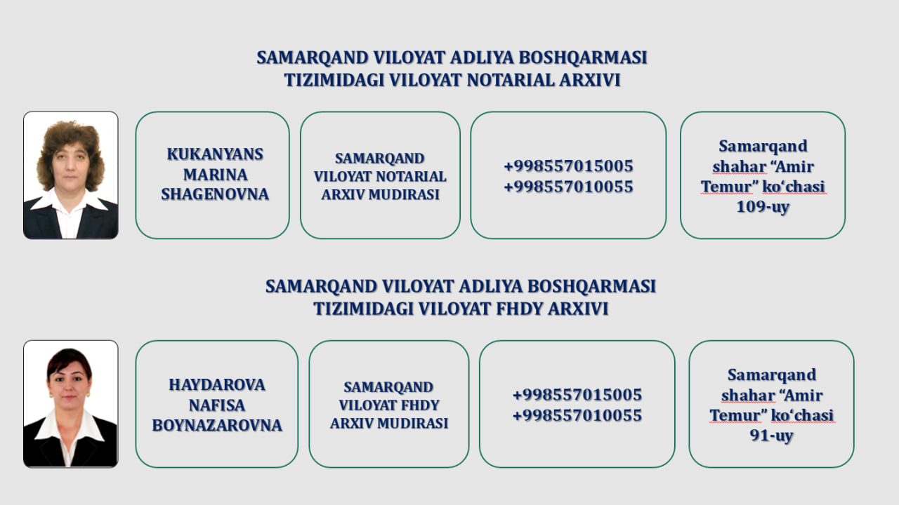 Boshqarma tizimidagi idoralar